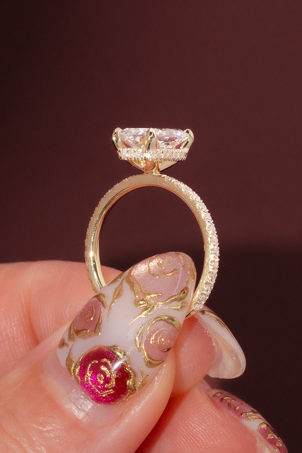 2.02ct E - VS1 Radiant Lab Diamond Stephanie - PBD Engagement Rings