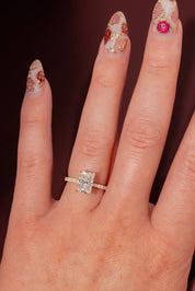 2.02ct E - VS1 Radiant Lab Diamond Stephanie - PBD Engagement Rings