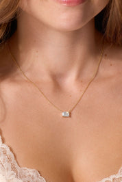 2.02ct E - VVS2 Brandi Emerald Necklace - PBD Necklaces