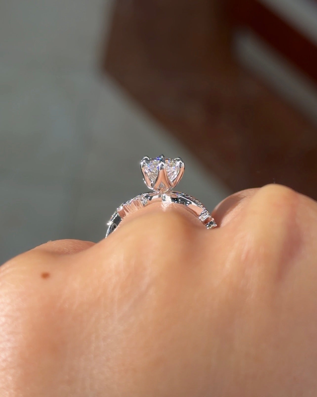 2.02ct E - VVS2 Marquise Lab Diamond Ariel - PBD Engagement Rings