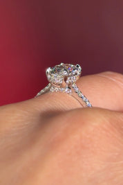 2.02ct E - VVS2 Oval Lab Diamond Alice - PBD Engagement Rings