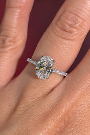 2.02ct E - VVS2 Oval Lab Diamond Alice - PBD Engagement Rings