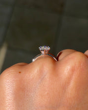 2.02ct F - VS1 Marquise Lab Diamond Leah - PBD Engagement Rings