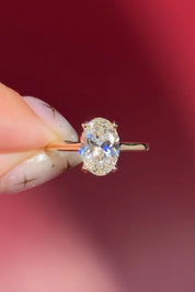 2.02ct F - VS1 Oval Lab Diamond Michelle - PBD Engagement Rings