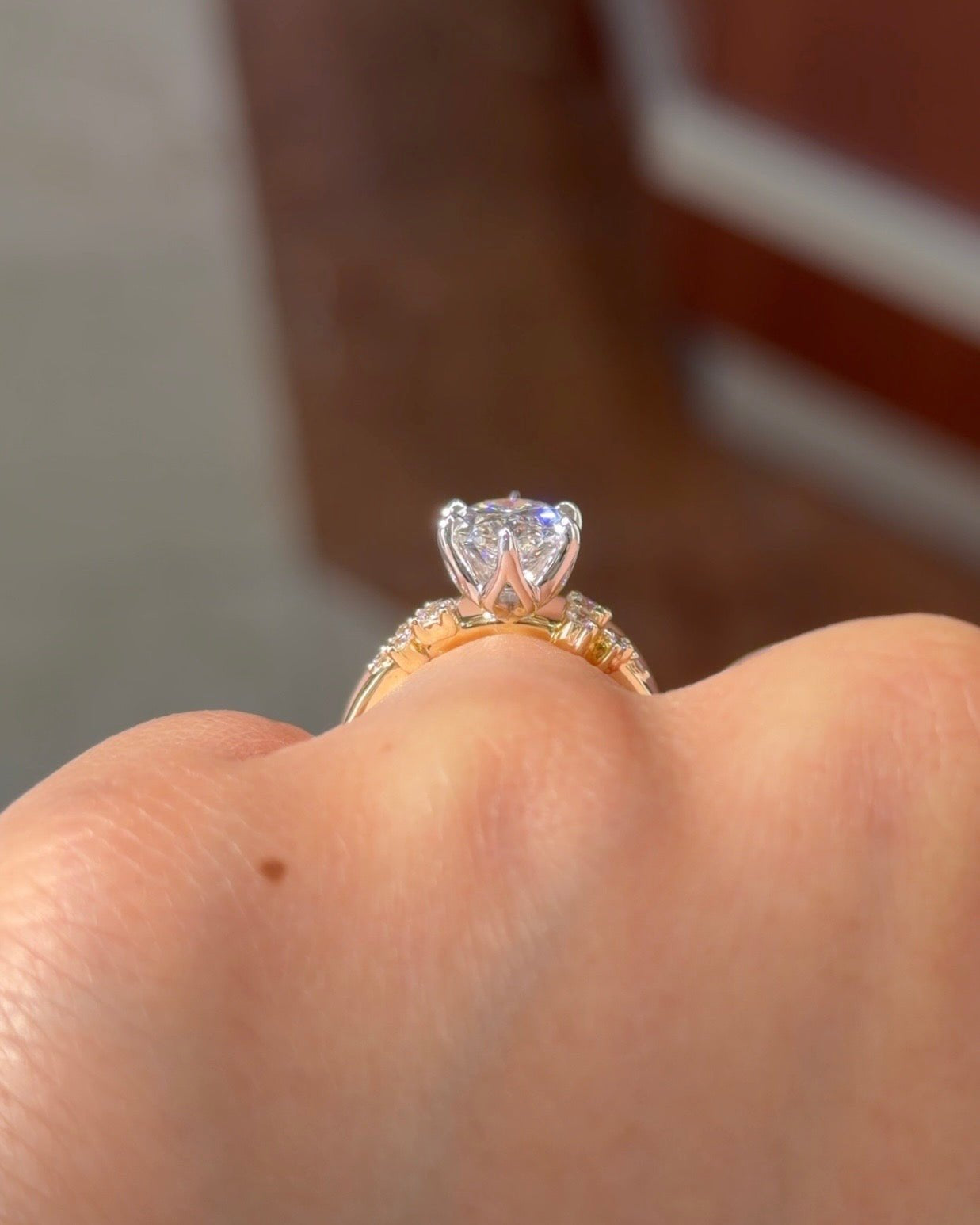 2.02ct F - VS1 Oval Lab Diamond Nova - PBD Engagement Rings