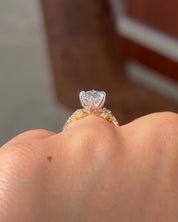 2.02ct F - VS1 Oval Lab Diamond Nova - PBD Engagement Rings