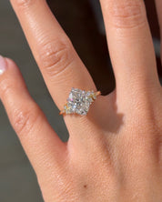 2.02ct F - VS1 Oval Lab Diamond Nova - PBD Engagement Rings