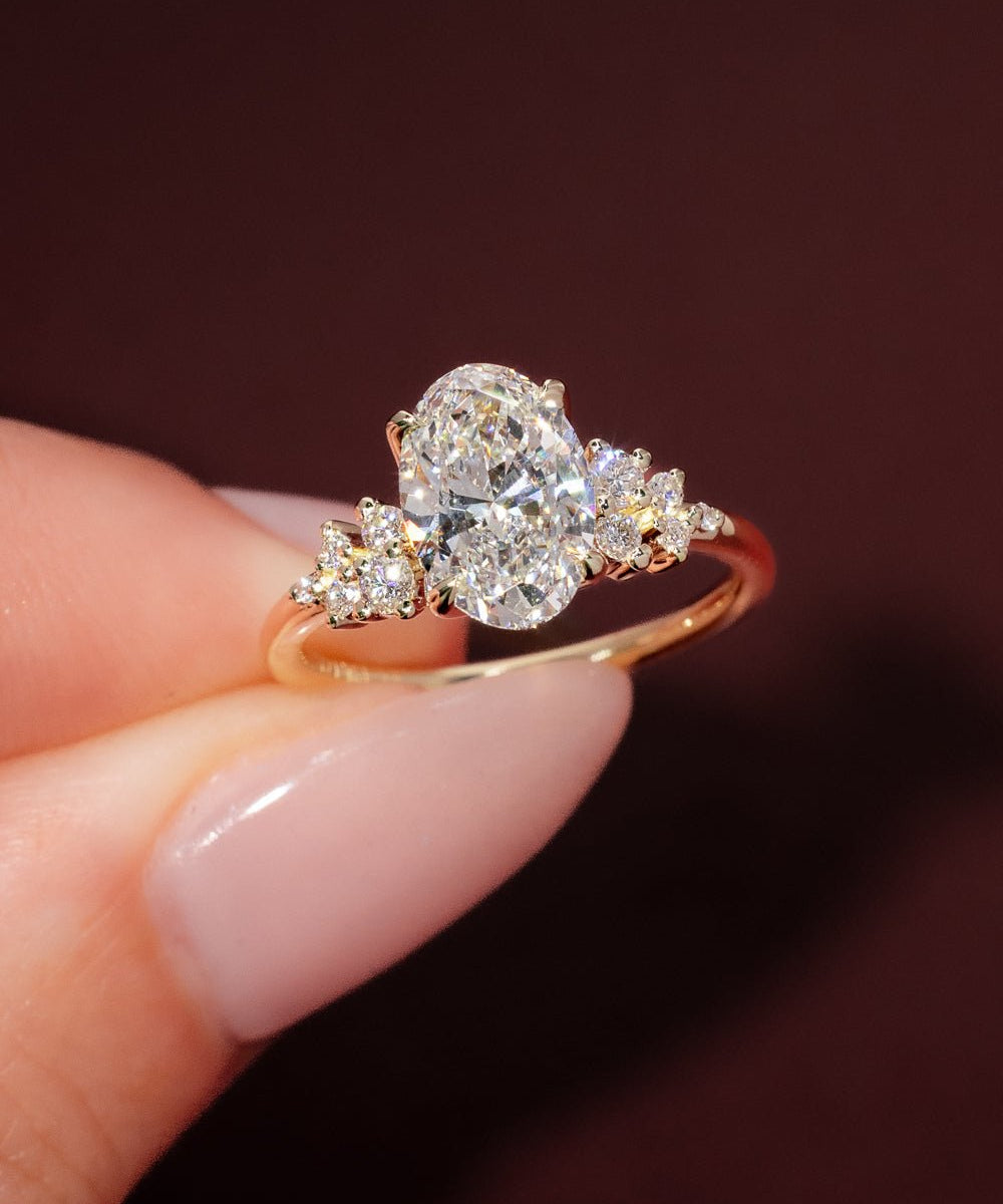 2.02ct F - VS1 Oval Lab Diamond Nova - PBD Engagement Rings