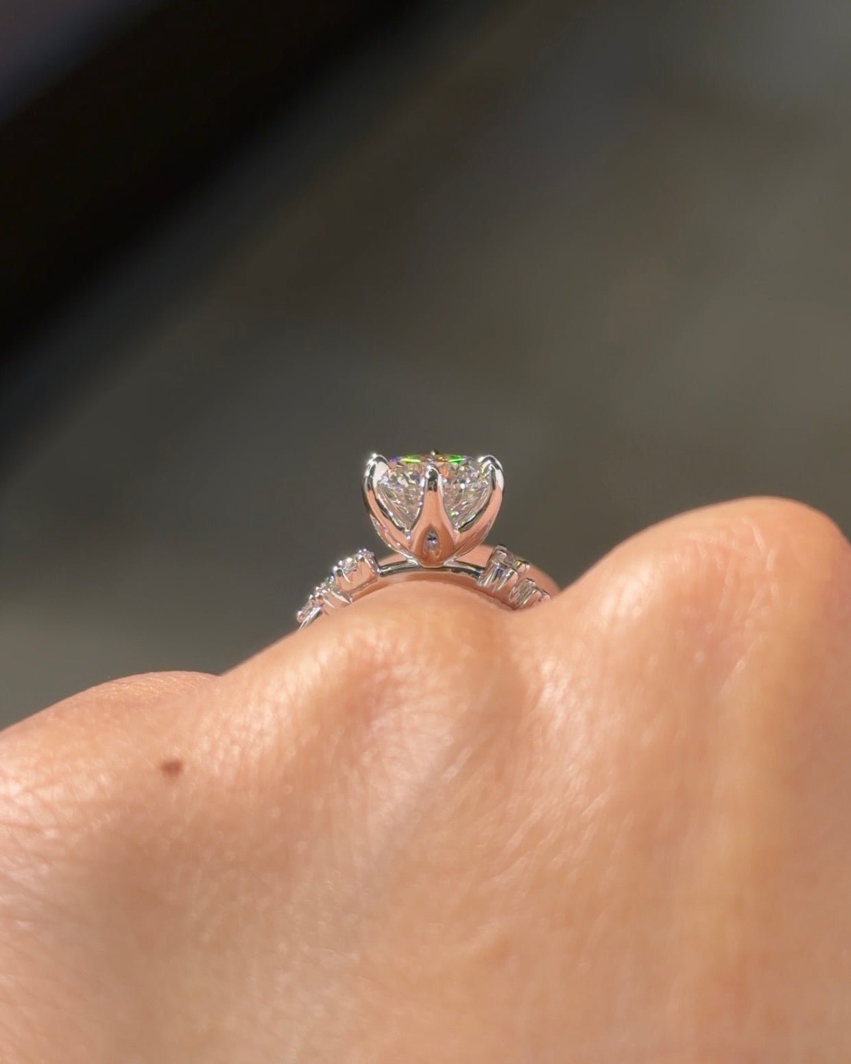 2.02ct F-VS1 Round Lab Diamond Nova - PBD Engagement Rings