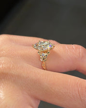 2.02ct F-VVS2 Marquise Lab Diamond Arwen - PBD Engagement Rings
