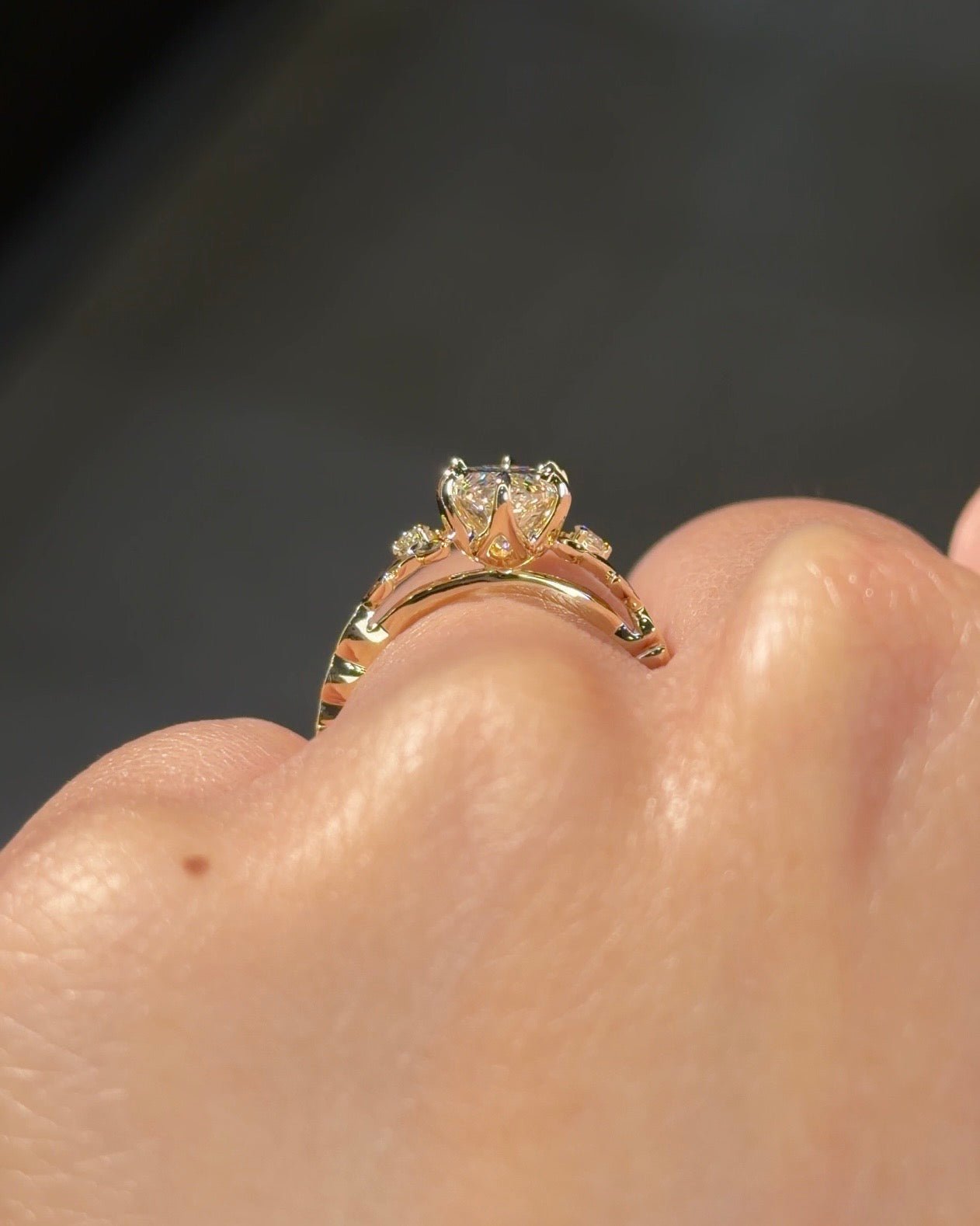 2.02ct F-VVS2 Marquise Lab Diamond Arwen - PBD Engagement Rings