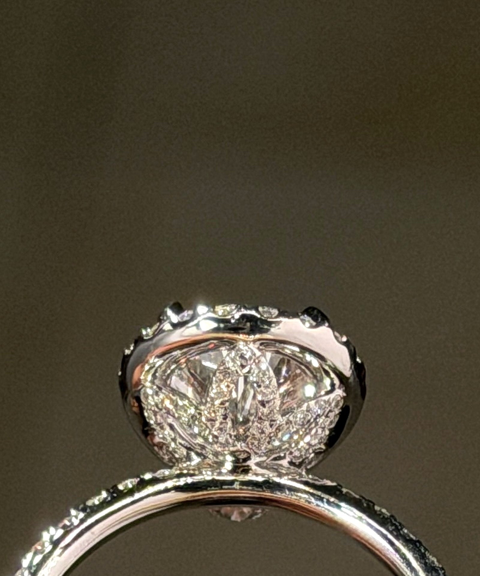 2.02ct F-VVS2 Pear Lab Diamond Leilani - PBD Engagement Rings