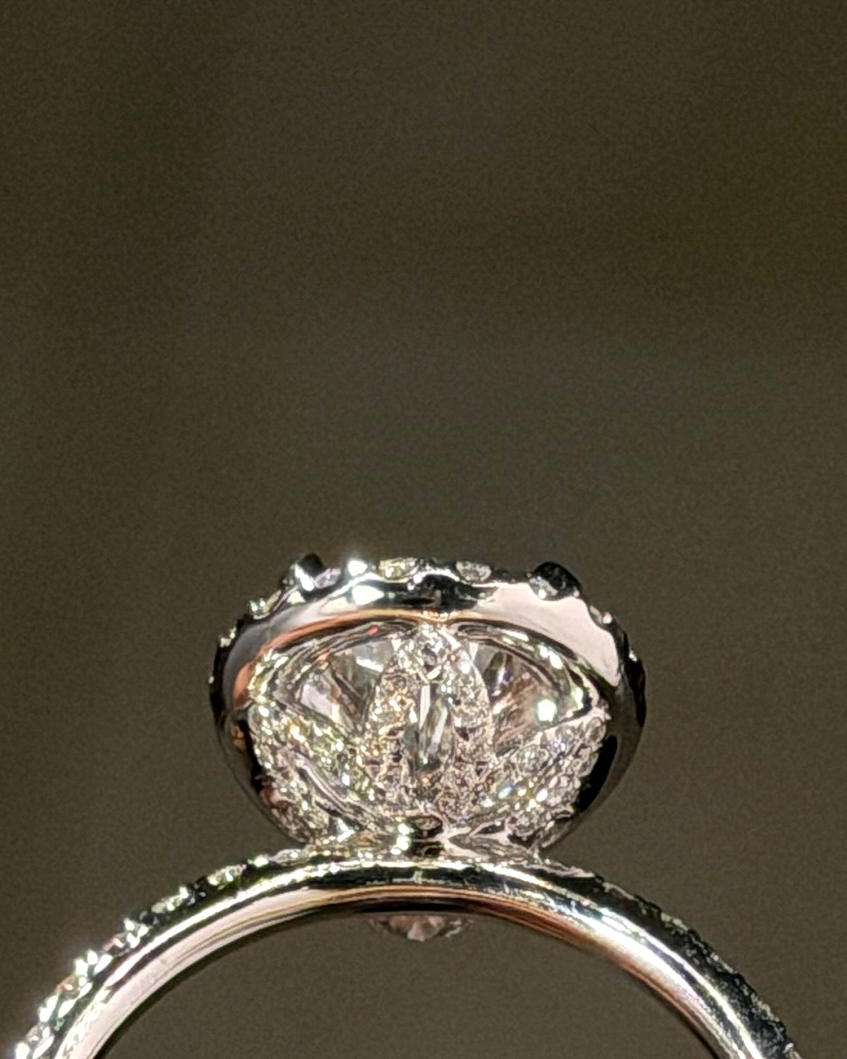 2.02ct F-VVS2 Pear Lab Diamond Leilani - PBD Engagement Rings