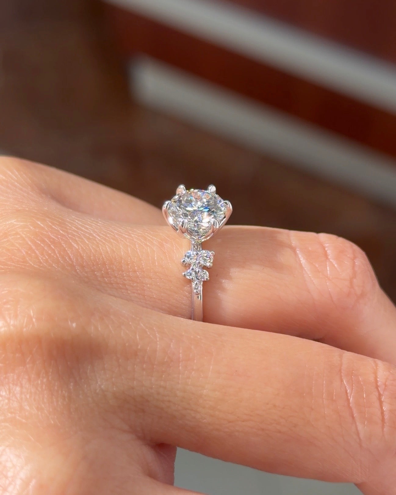 2.02ct F-VVS2 Round Lab Diamond Nova - PBD Engagement Rings