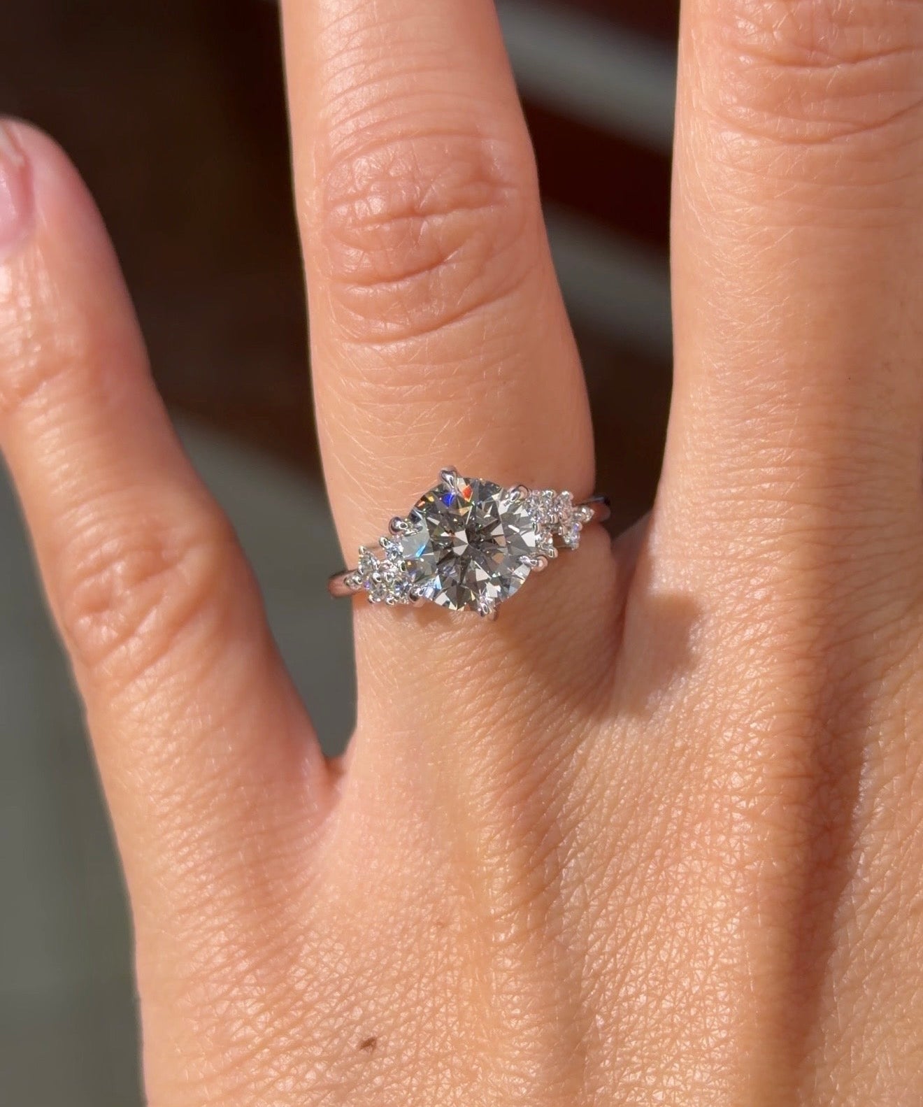 2.02ct F-VVS2 Round Lab Diamond Nova - PBD Engagement Rings