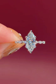 2.03ct D - VS1 Marquise Lab Diamond Rei - PBD Engagement Rings