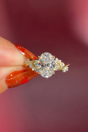 2.03ct D - VS1 Oval Lab Diamond Ariel - PBD Engagement Rings