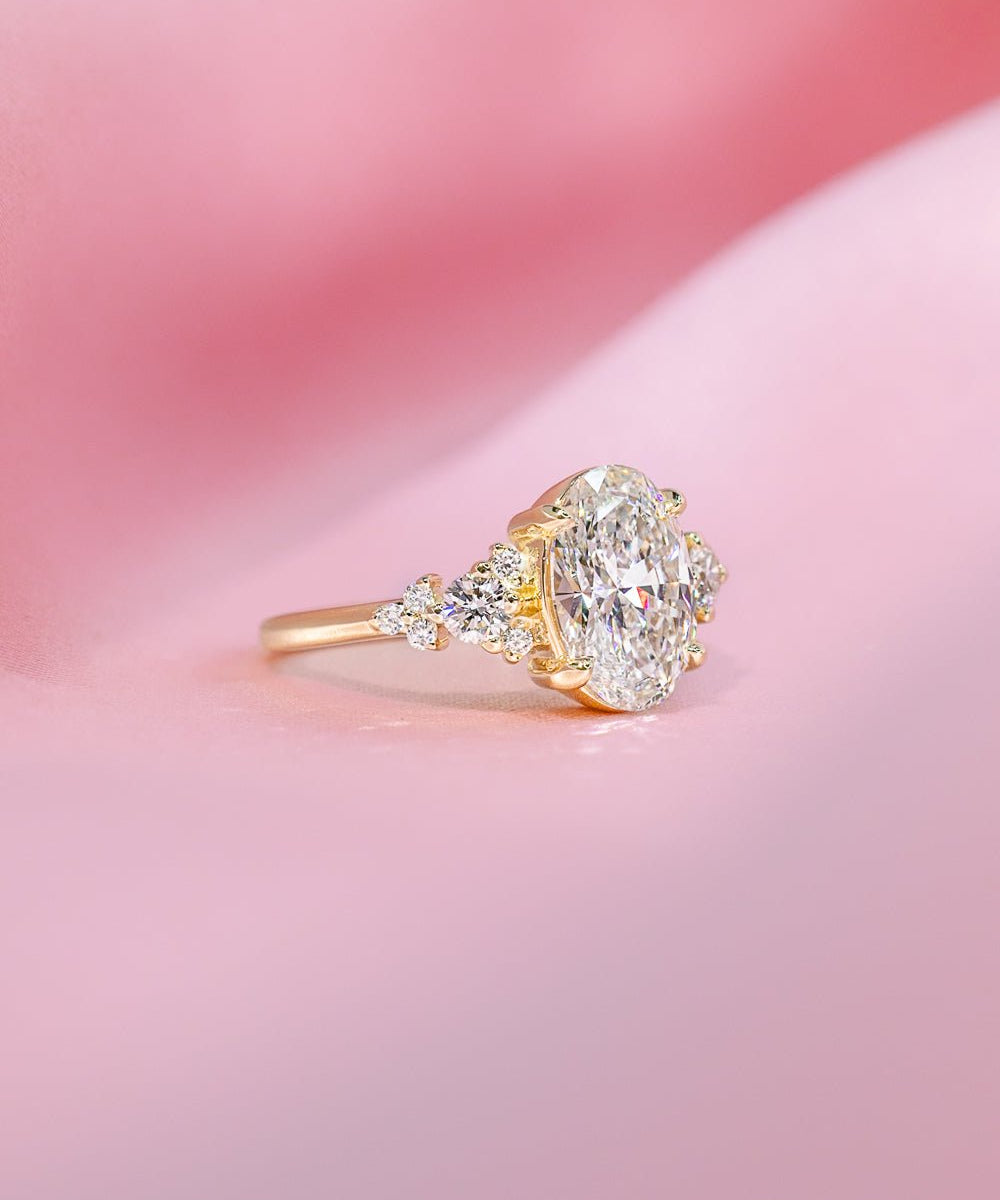2.03ct D - VS1 Oval Lab Diamond Brandi - PBD Engagement Rings