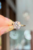 2.03ct D-VS1 Round Lab Diamond Kayla Engagement Rings Princess Bride Diamonds 