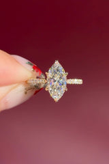 2.03ct D-VVS1 Marquise Lab Diamond Victoria