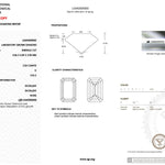 2.03ct D-VVS2 Emerald Diamond Petite Gracie Engagement Rings Princess Bride Diamonds 