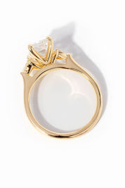 2.03ct D - VVS2 Emerald Diamond Petite Gracie - PBD Engagement Rings