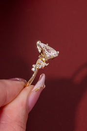 2.03ct D - VVS2 Pear Lab Diamond Ariel - PBD Engagement Rings