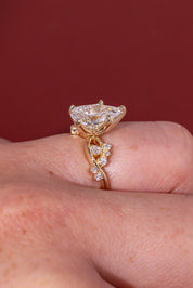 2.03ct D - VVS2 Pear Lab Diamond Ariel - PBD Engagement Rings