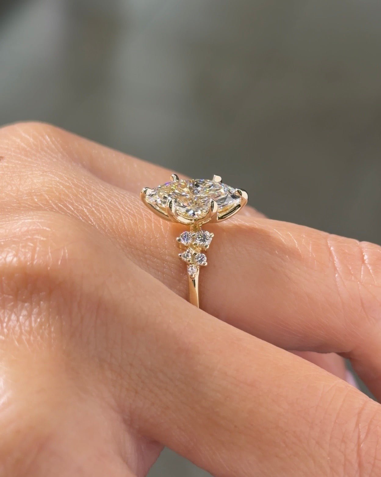 2.03ct E-VS1 Marquise Lab Diamond Nova - PBD Engagement Rings