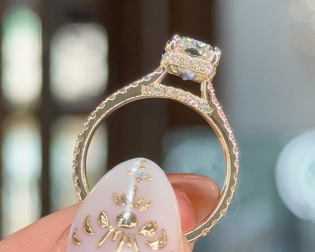 2.03ct E-VVS1 Cushion Lab Diamond Jane Engagement Rings Princess Bride Diamonds 
