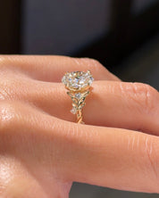 2.03ct F-VS1 Oval Lab Diamond Arwen - PBD Engagement Rings