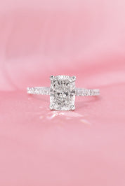 2.03ct F - VVS2 Cushion Lab Diamond Stephanie - PBD Engagement Rings