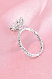 2.03ct F - VVS2 Cushion Lab Diamond Stephanie - PBD Engagement Rings