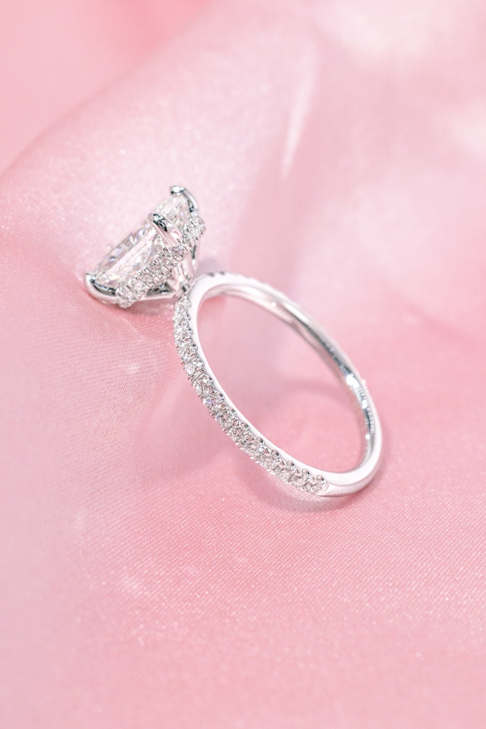 2.03ct F - VVS2 Cushion Lab Diamond Stephanie - PBD Engagement Rings