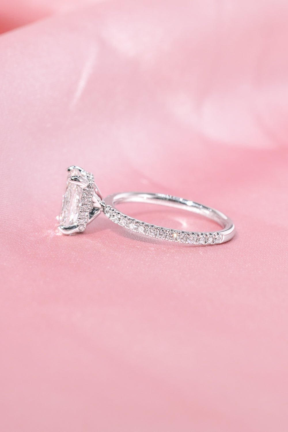 2.03ct F - VVS2 Cushion Lab Diamond Stephanie - PBD Engagement Rings