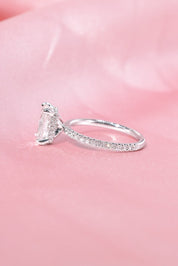 2.03ct F - VVS2 Cushion Lab Diamond Stephanie - PBD Engagement Rings