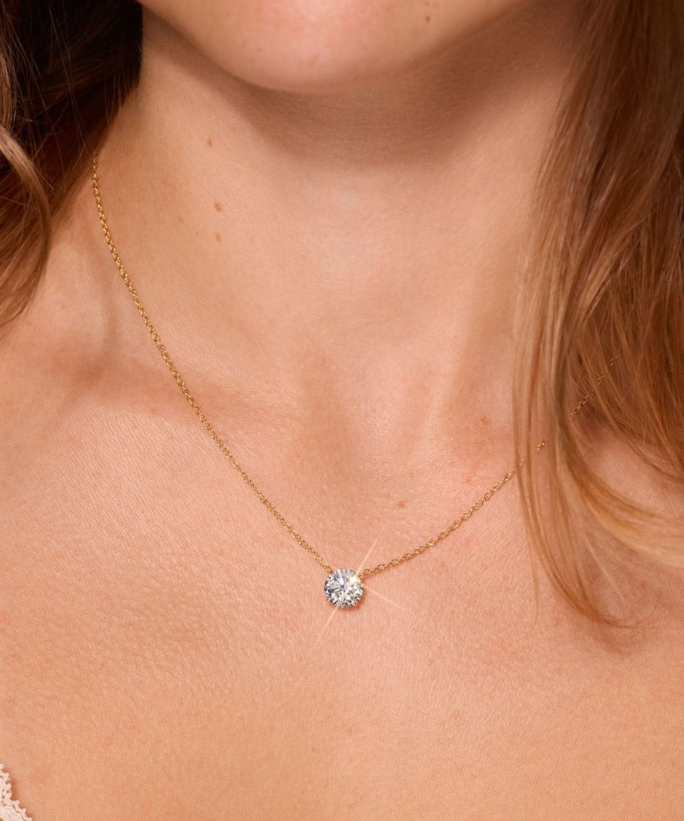 2.04ct Core Round Solitaire Necklace - PBD Necklaces