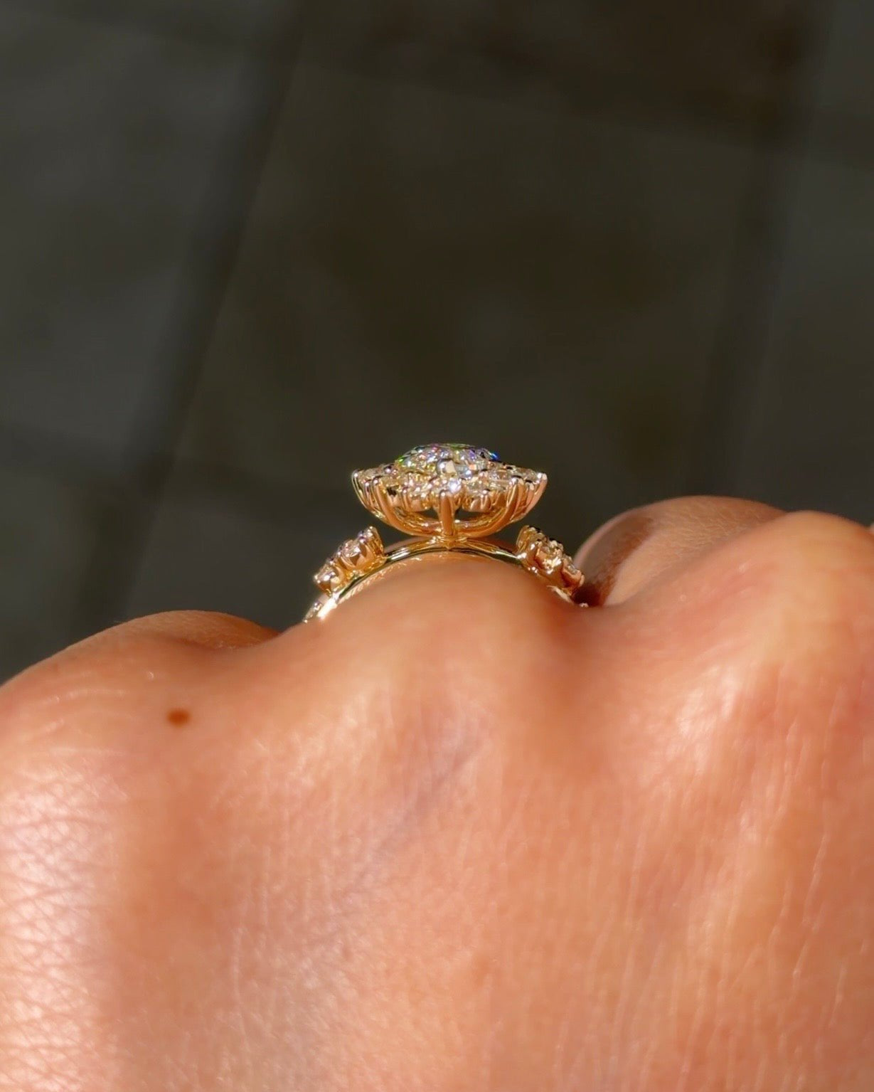 2.04ct D - VS1 Marquise Lab Diamond Duchess Nova - PBD Engagement Rings
