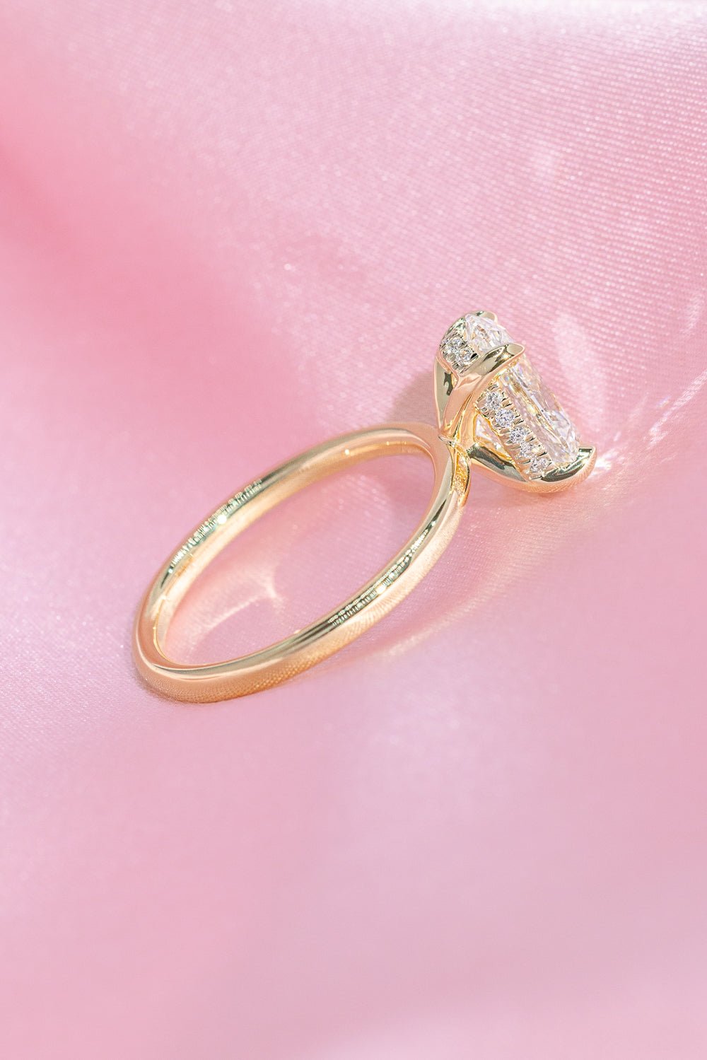 2.04ct D - VS1 Oval Lab Diamond Kayla - PBD Engagement Rings