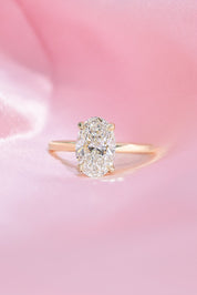 2.04ct D - VS1 Oval Lab Diamond Kayla - PBD Engagement Rings