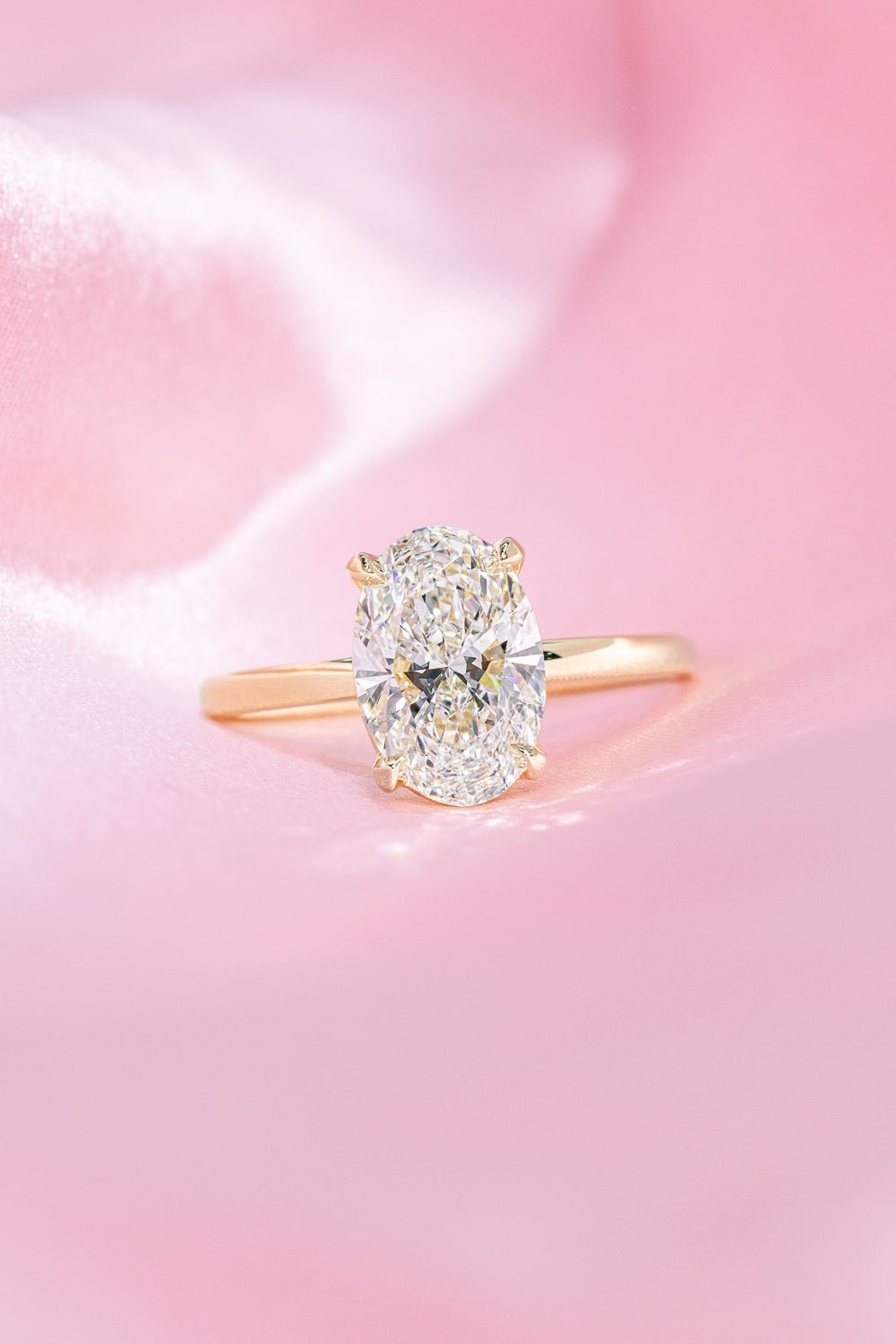 2.04ct D - VS1 Oval Lab Diamond Leah - PBD Engagement Rings