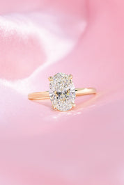 2.04ct D - VS1 Oval Lab Diamond Leah - PBD Engagement Rings