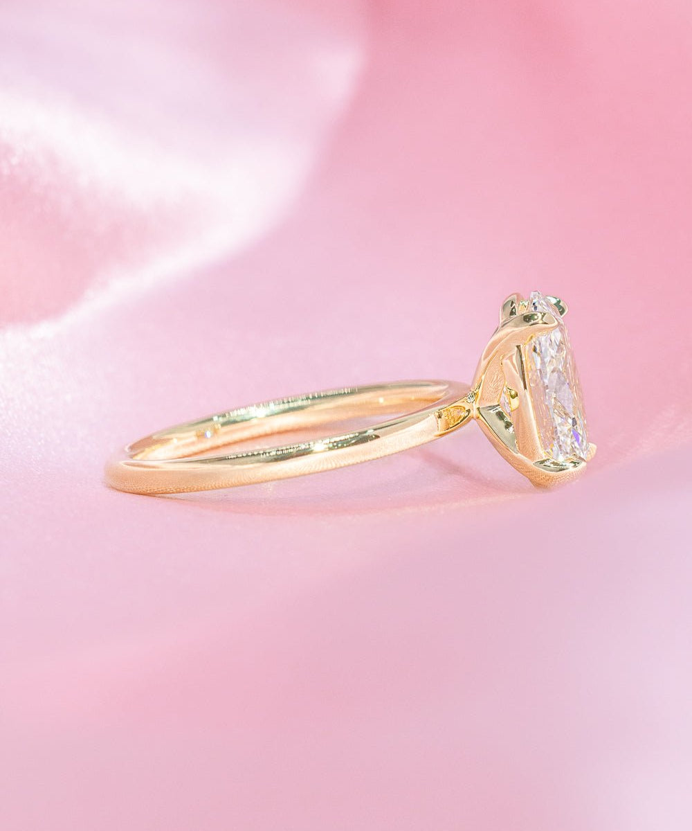 2.04ct D - VS1 Oval Lab Diamond Leah - PBD Engagement Rings