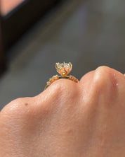 2.04ct D-VVS1 Marquise Lab Diamond Willow - PBD Engagement Rings