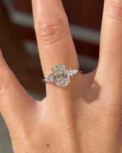 2.04ct D-VVS1 Oval Lab Diamond Lisa - PBD Engagement Rings