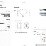 2.04ct D-VVS2 Radiant Lab Diamond Ava Engagement Rings Princess Bride Diamonds 