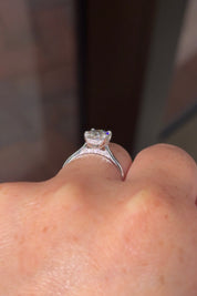 2.04ct E - VS1 Oval Lab Diamond Alice - PBD Engagement Rings