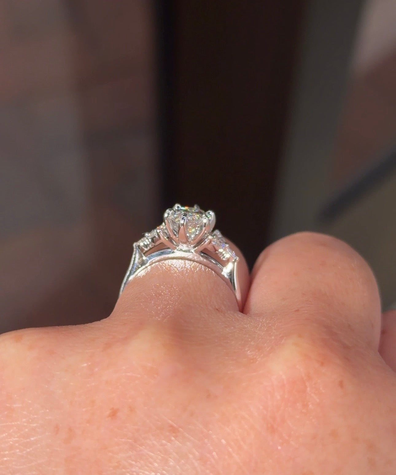 2.04ct E - VVS2 Marquise Lab Diamond Sarah - PBD Engagement Rings