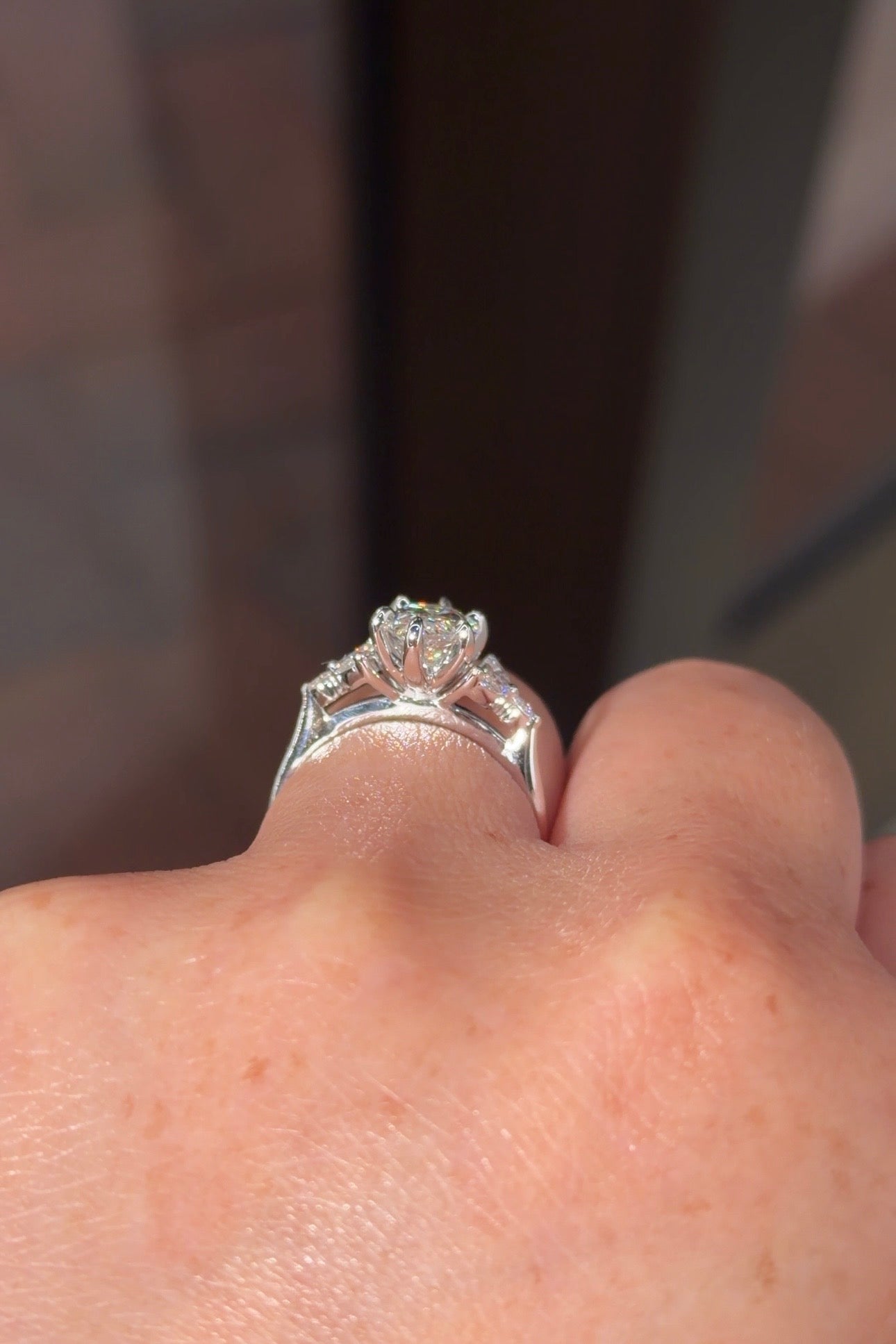 2.04ct E - VVS2 Marquise Lab Diamond Sarah - PBD Engagement Rings