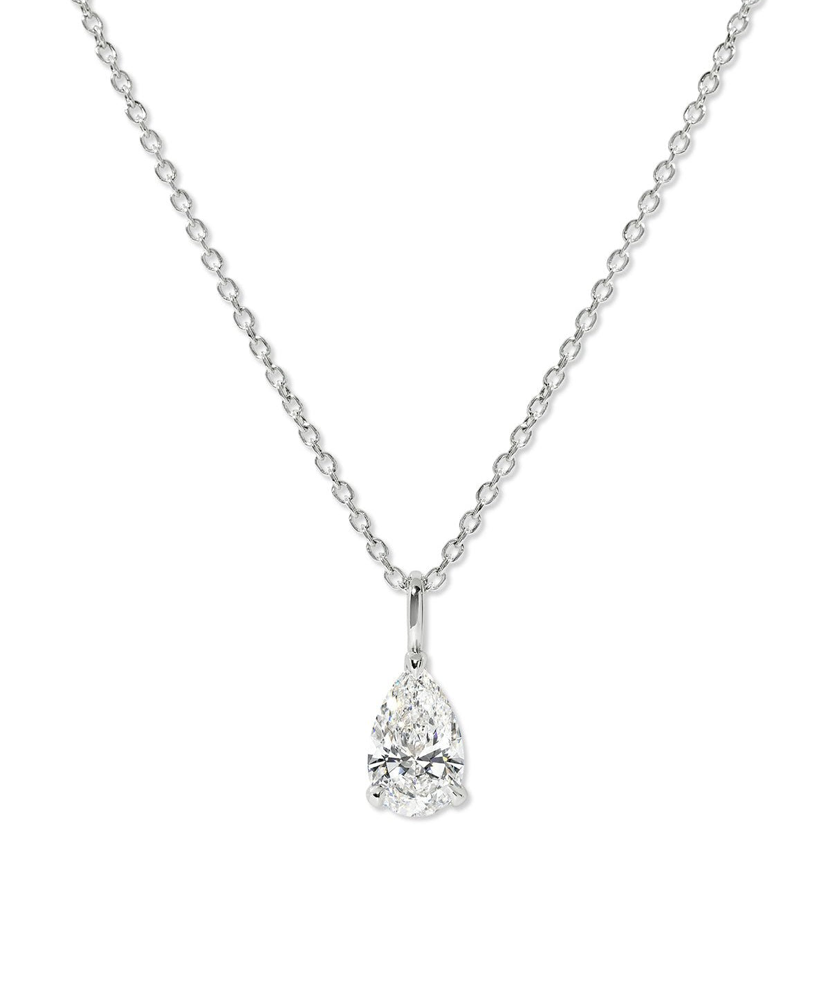 2.04ct F - VS1 Brandi Pear Necklace - PBD Necklaces